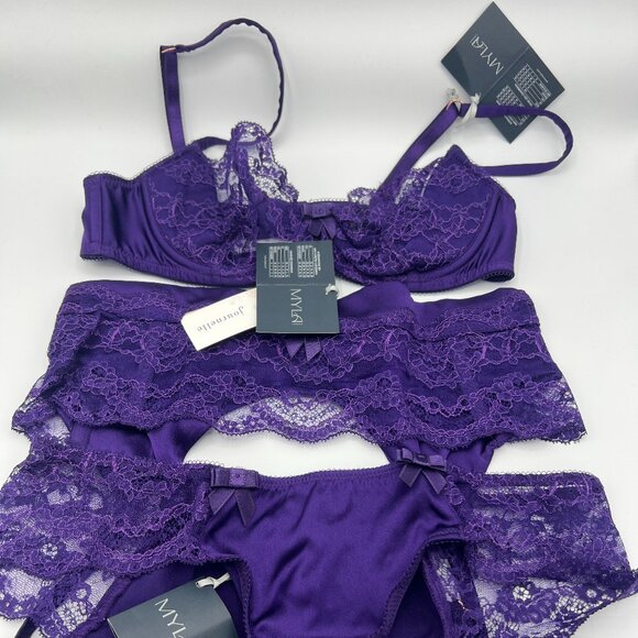 Journelle MYLA London 3 piece SET Purple. NWT - Picture 1 of 8